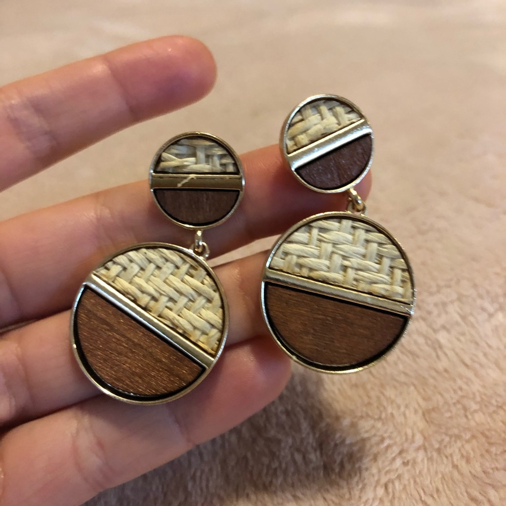 Brown earrings